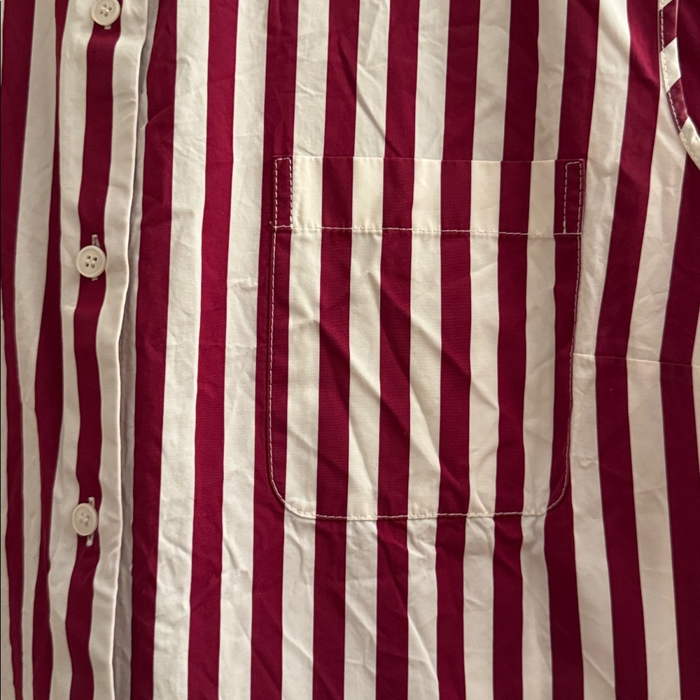 LAFAYETTE 148 NEW YORK Striped Button Down Tank - Picture 4 of 5